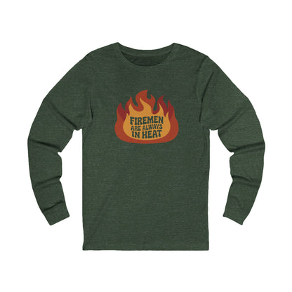 Firemen Are Always in Heat — Flirtatious Retro Long Sleeve (Dark)
