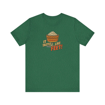It Tastes Like Feet! — Thanksgiving Trifle Retro Tee (Dark)