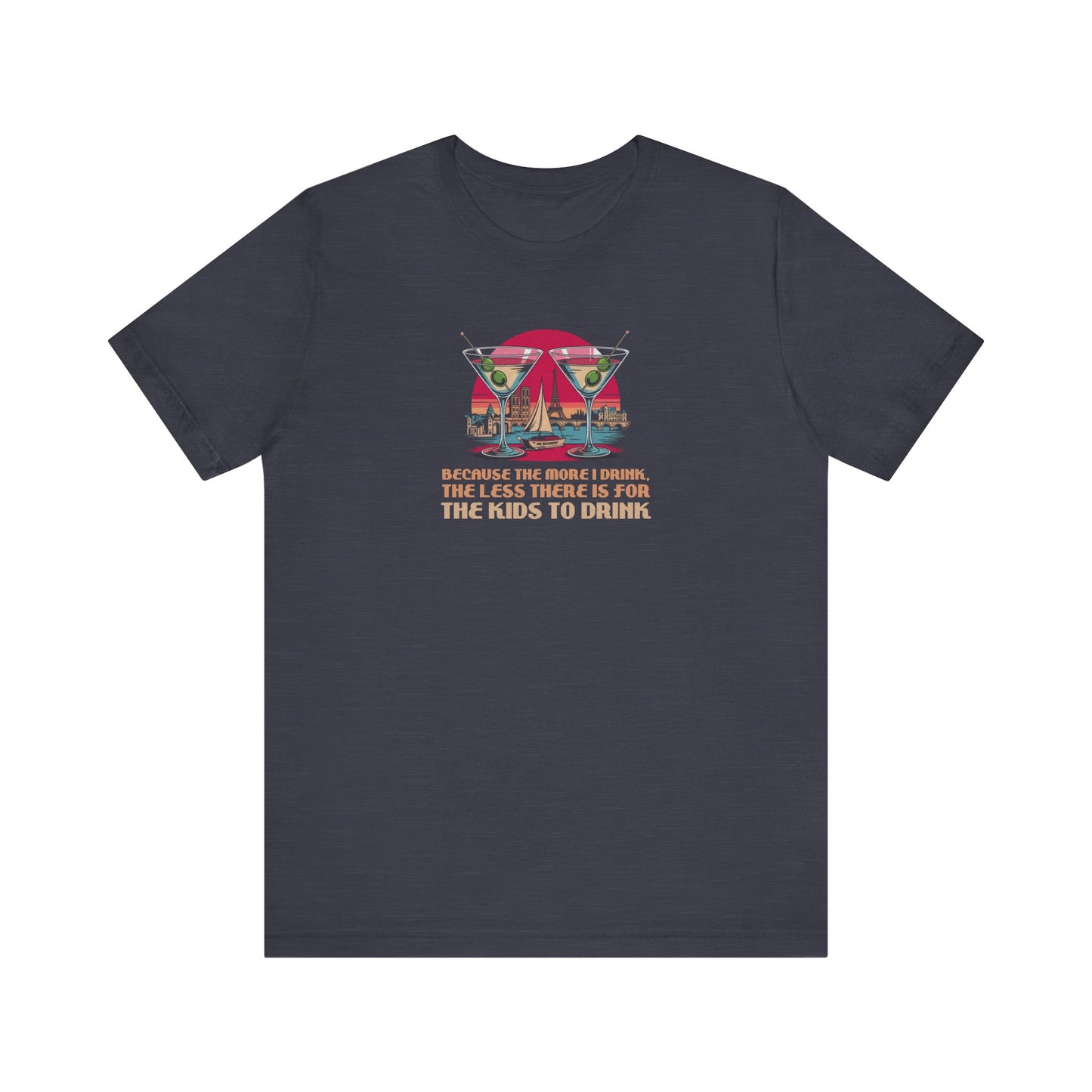 Open Bar (for the Kids) — Friends Retro Tee (Dark)