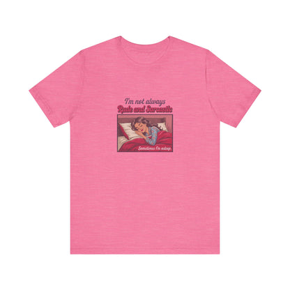 I'm Not Always Rude and Sarcastic — Retro Tee (Light)