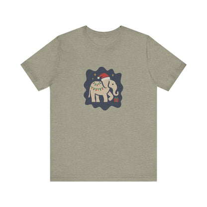 White Elephant Season — Retro Christmas Graphic Tee (Light)