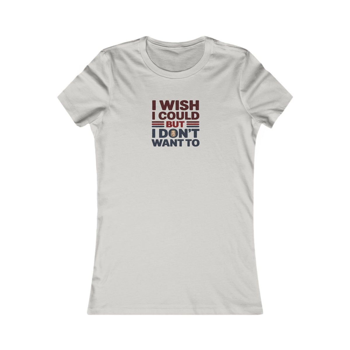 I Wish I Could, But I Don't Want To — Phoebe Buffay Retro Women's Tee (Light)