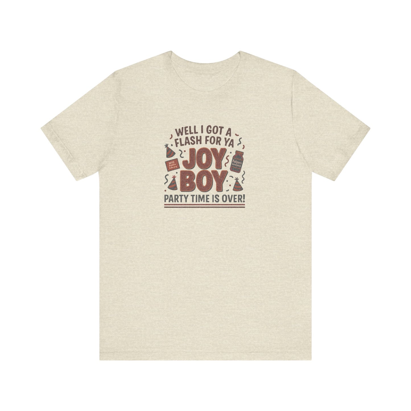 Joy Boy — Seinfeld Library Investigator Retro Tee (Light)