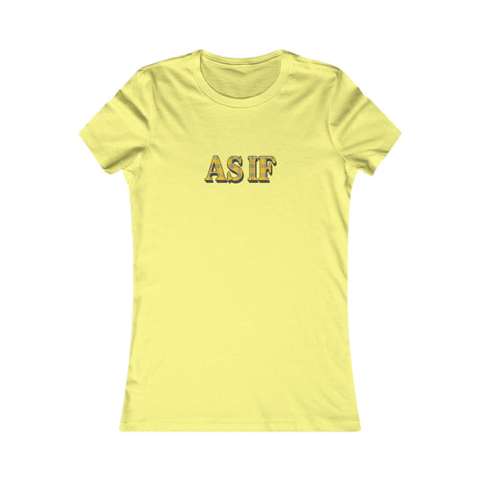 As If — Clueless Cher Horowitz Retro Women's Tee (Light)