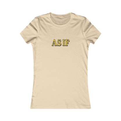 As If — Clueless Cher Horowitz Retro Women's Tee (Light)