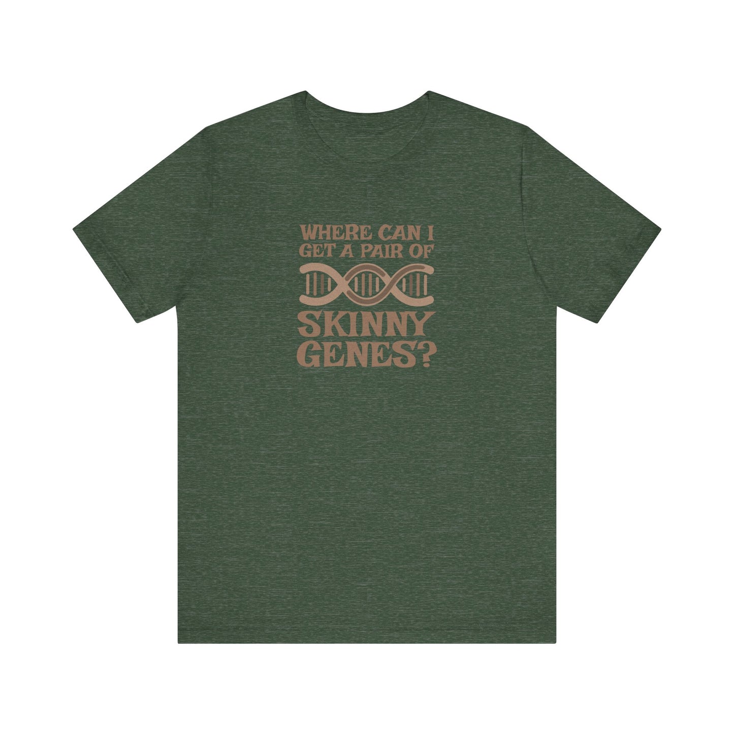 Pair of Skinny Genes — Retro Graphic Tee (Dark)