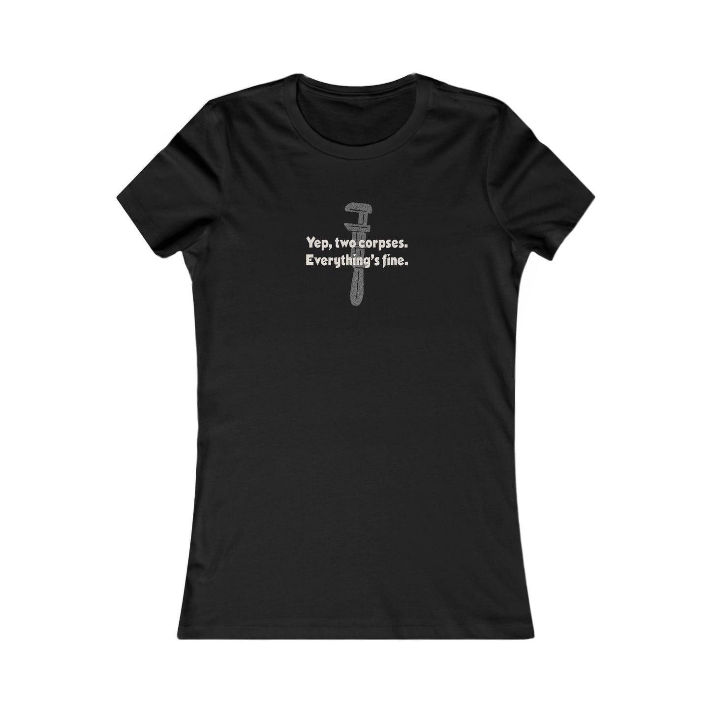 Yep, Two Corpses. Everything’s Fine — Clue Retro Women's Tee (Dark)