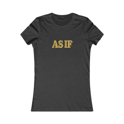 As If — Clueless Cher Horowitz Retro Women's Tee (Dark)
