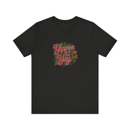 Yippee Ki Yay — Die Hard Retro Christmas Tee (Dark)