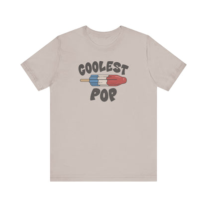 Coolest Pop Shirt — Funny Dad Gift, Retro Ice Pop Tee