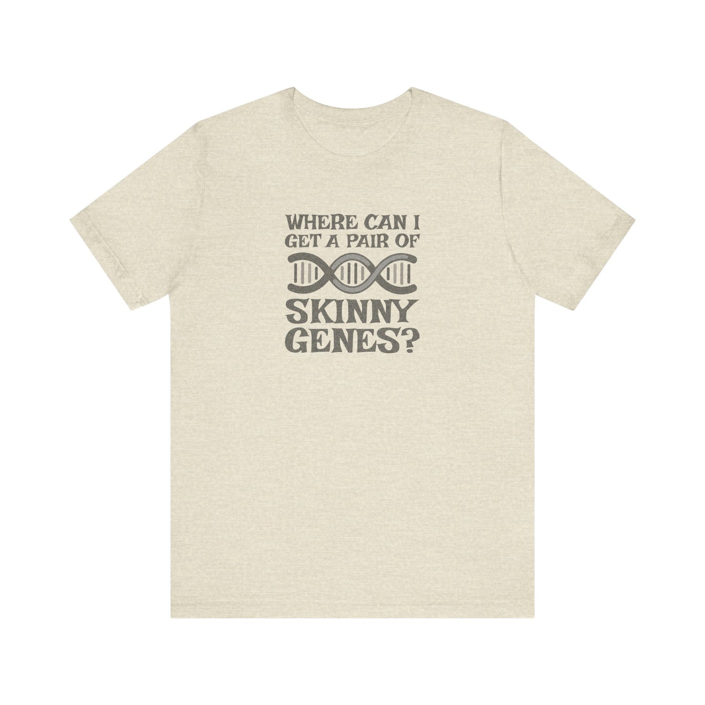 Pair of Skinny Genes — Retro Graphic Tee (Light)