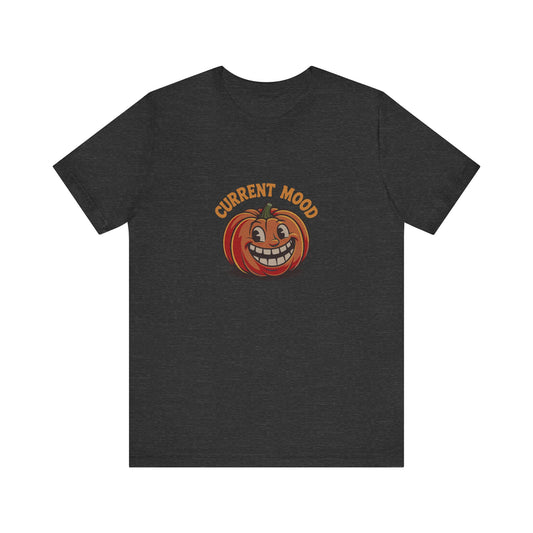 Current Mood (Toothy Jack) — Retro Halloween Tee (Dark)