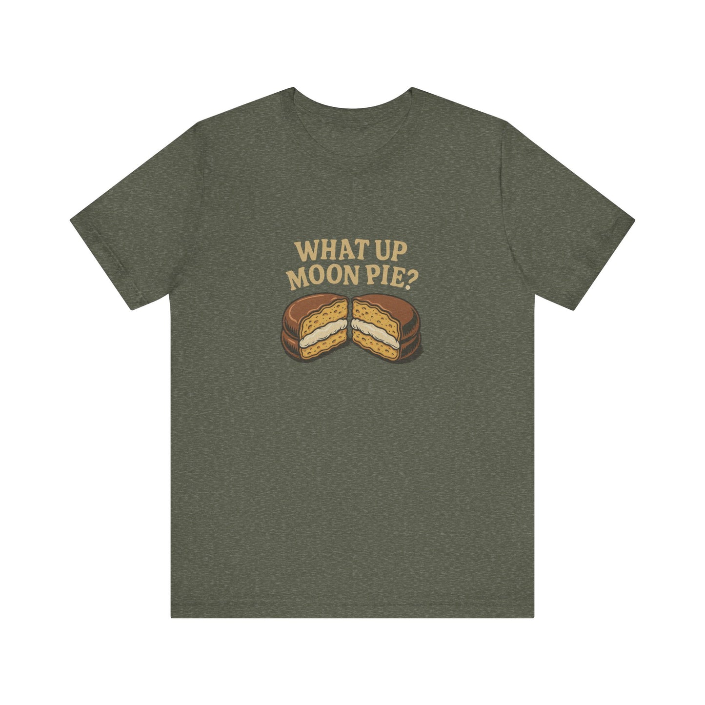 What Up, Moon Pie? — Big Bang Theory Retro Tee (Dark)