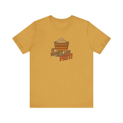 It Tastes Like Feet! — Thanksgiving Trifle Retro Tee (Light)