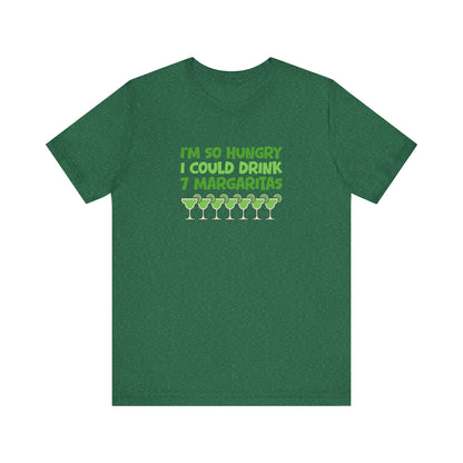 I’m So Hungry I Could Drink 7 Margaritas – Retro Tee (Dark)