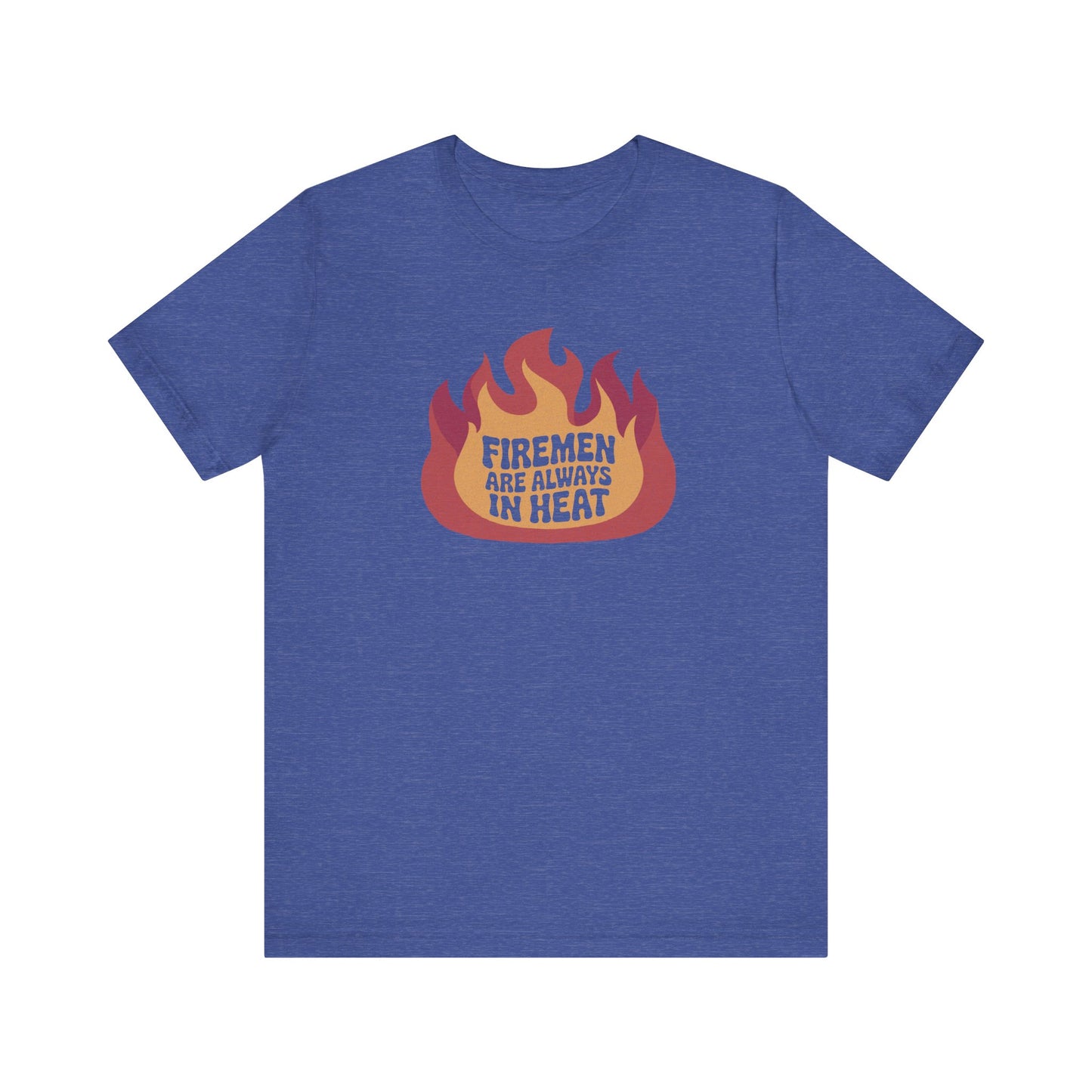 Firemen Are Always in Heat — Flirtatious Retro Tee (Dark)