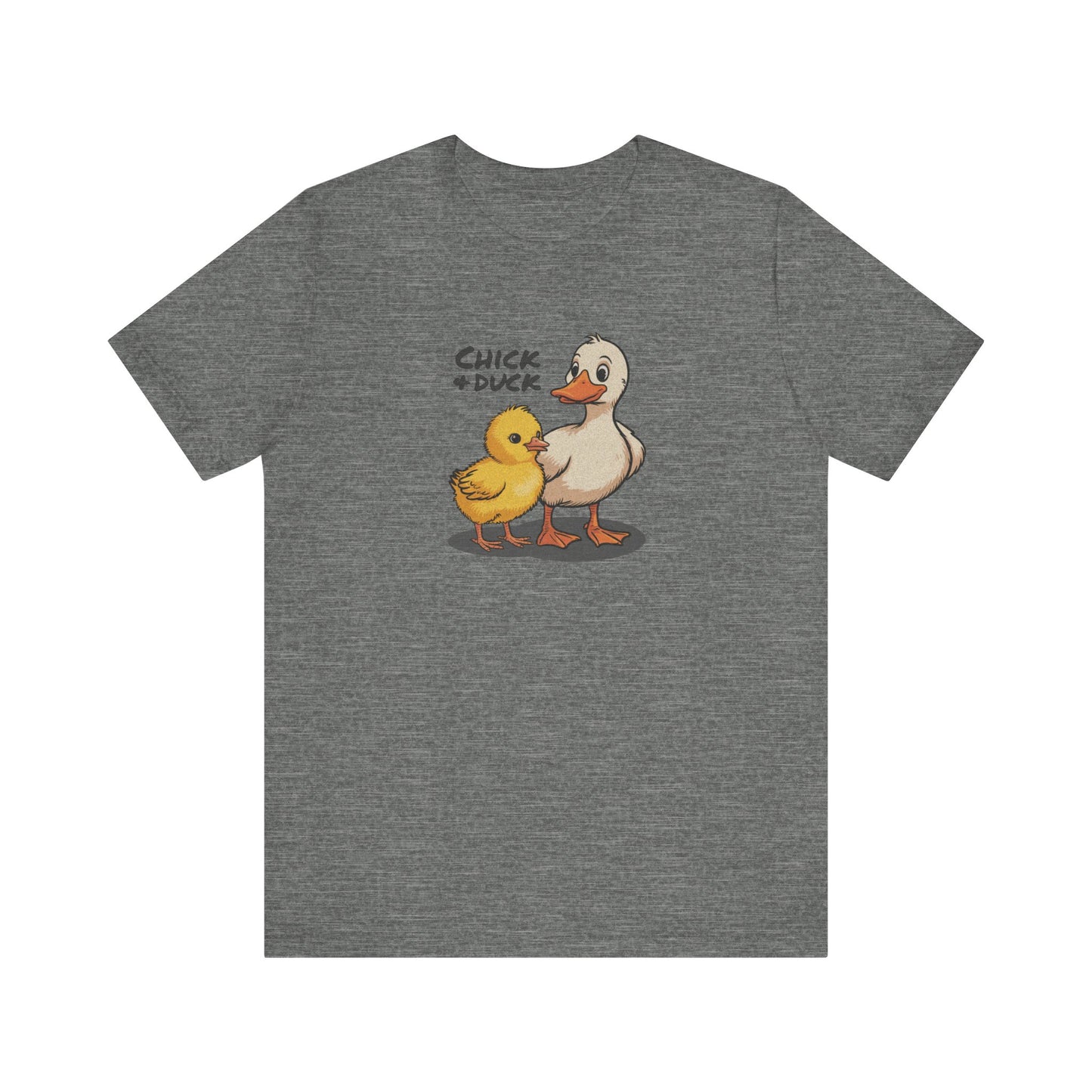 The Chick and the Duck — Friends Retro Tee (Light)