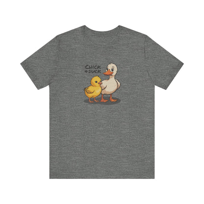The Chick and the Duck — Friends Retro Tee (Light)