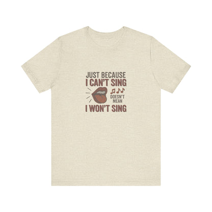 Sing Like Nobody’s Listening — Retro Tee (Light)