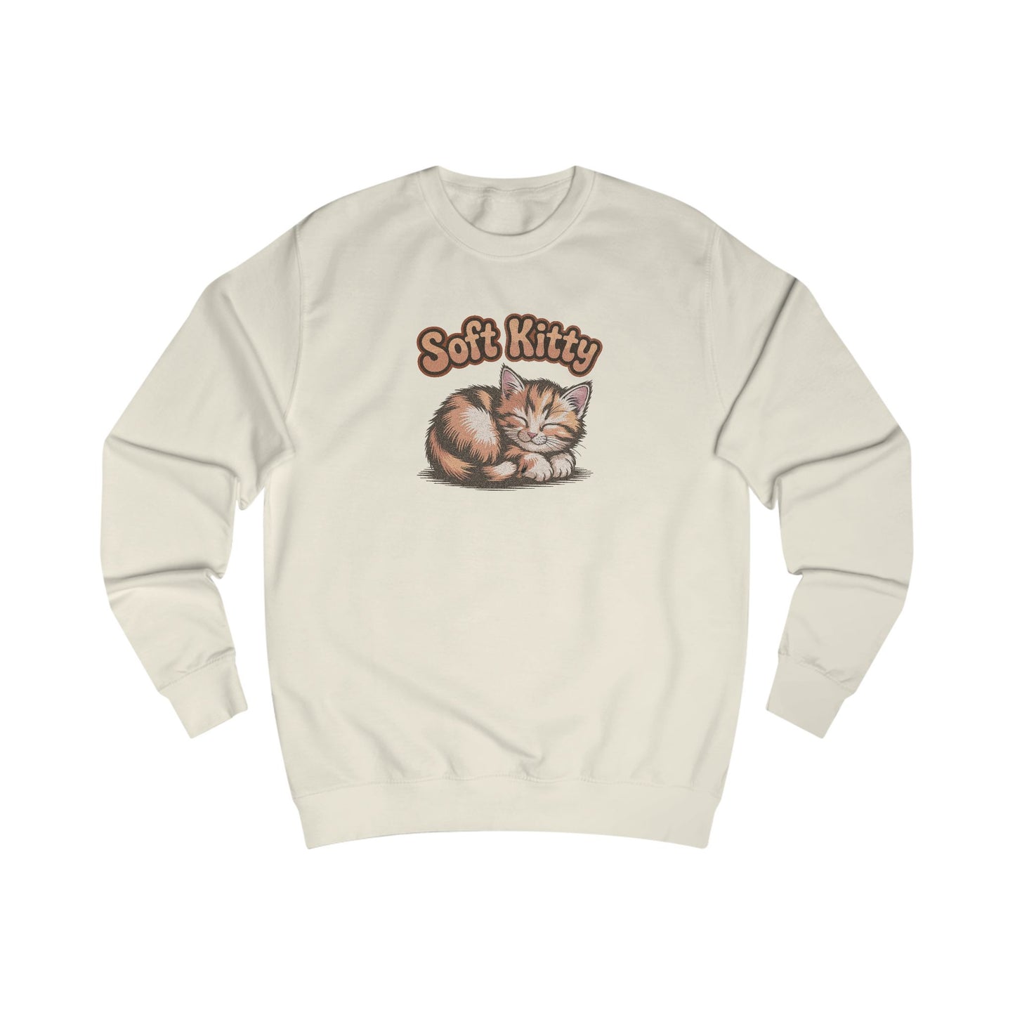 Soft Kitty Sick-Day Lullaby — Big Bang Theory Retro Sweatshirt (Light)