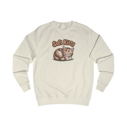 Soft Kitty Sick-Day Lullaby — Big Bang Theory Retro Sweatshirt (Light)