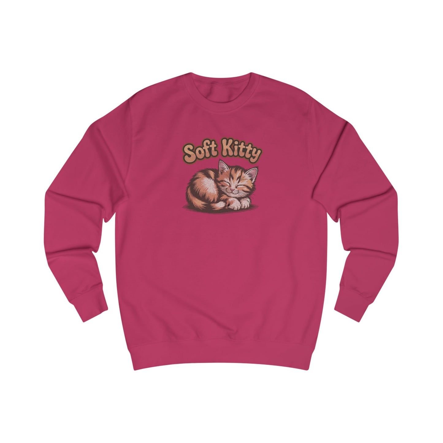 Soft Kitty Sick-Day Lullaby — Big Bang Theory Retro Sweatshirt (Light)