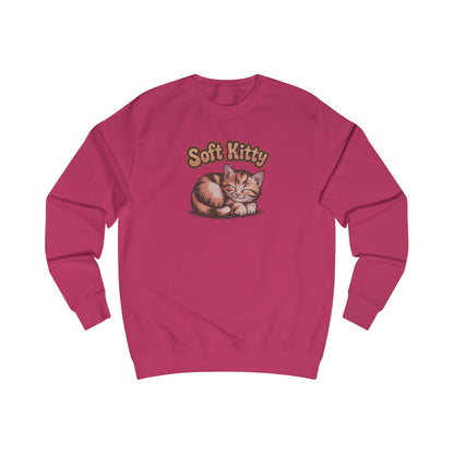 Soft Kitty Sick-Day Lullaby — Big Bang Theory Retro Sweatshirt (Light)