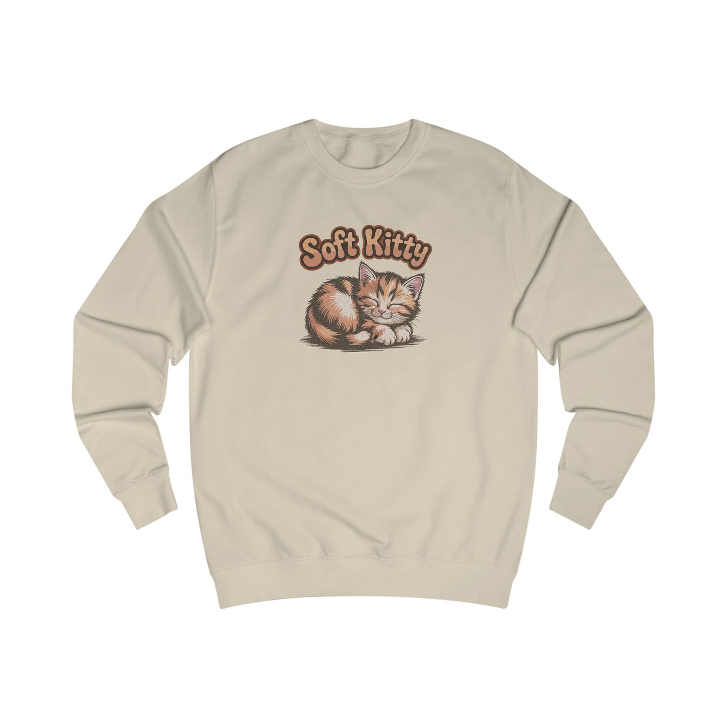Soft Kitty Sick-Day Lullaby — Big Bang Theory Retro Sweatshirt (Light)