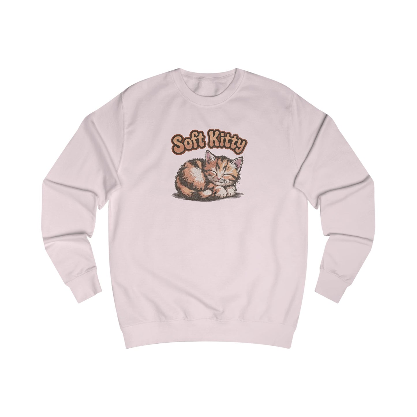 Soft Kitty Sick-Day Lullaby — Big Bang Theory Retro Sweatshirt (Light)