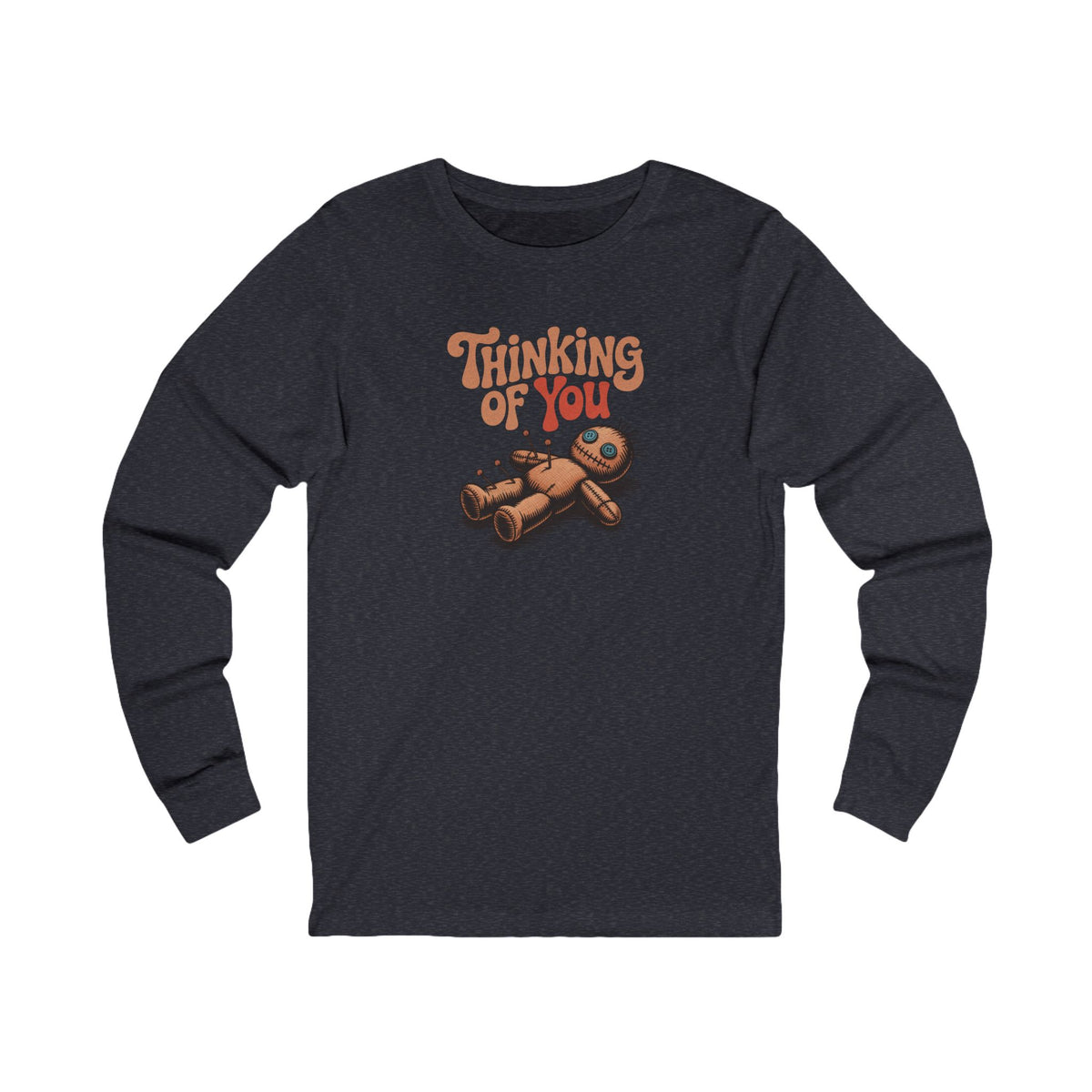 The Voodoo That You Do, So Well — Retro Voodoo Doll Long Sleeve (Dark)