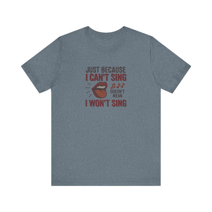 Sing Like Nobody’s Listening — Retro Tee (Light)