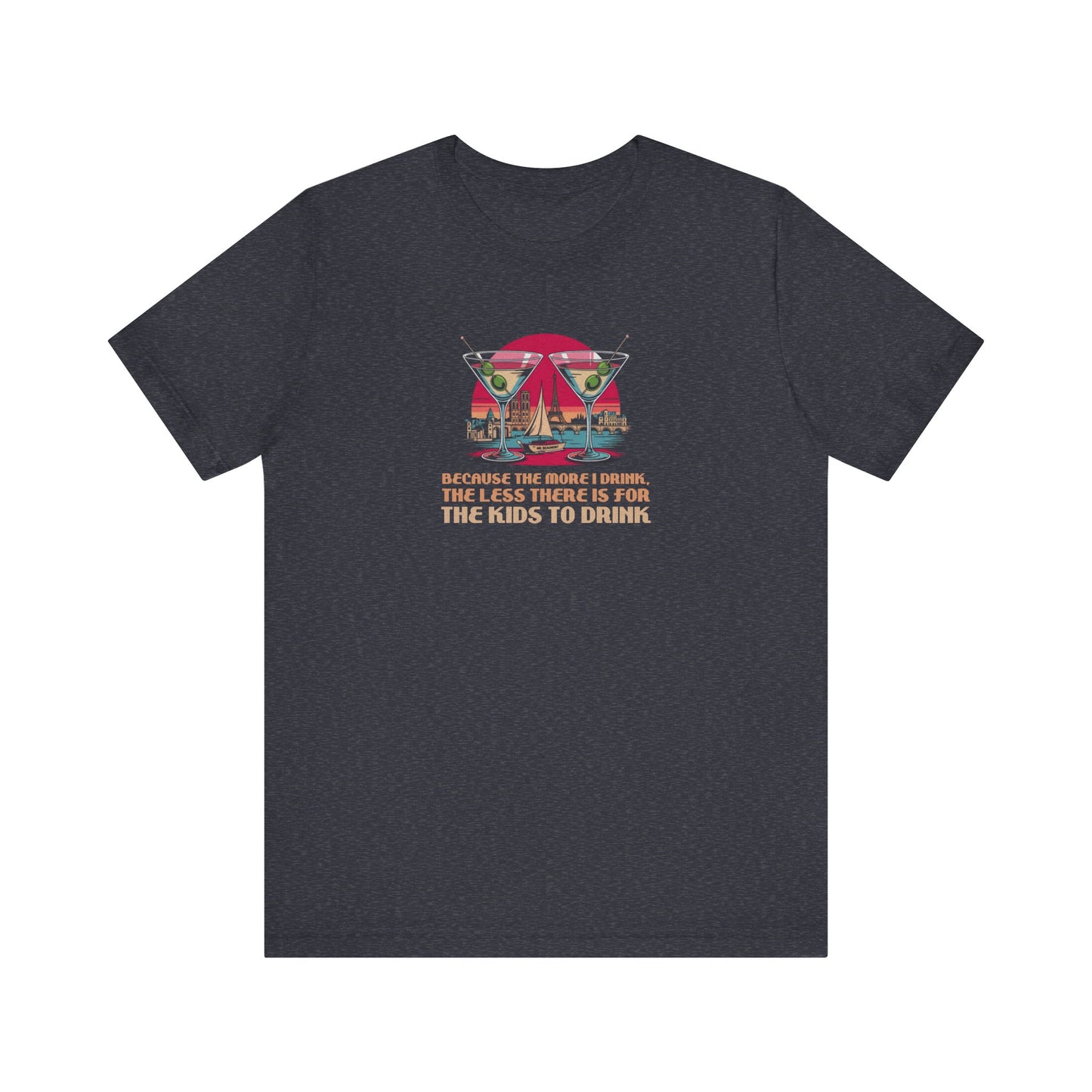 Open Bar (for the Kids) — Friends Retro Tee (Dark)