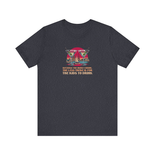 Open Bar (for the Kids) — Friends Retro Tee (Dark)