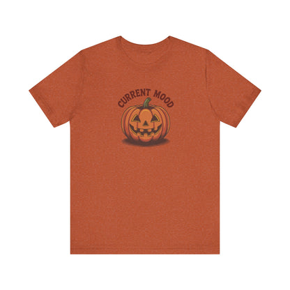 Current Mood (Vintage Jack) — Retro Halloween Tee (Light)