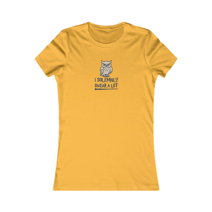 I Solemnly Swear a Lot — Harry Potter Women's Tee (Light)
