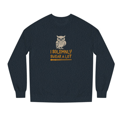 I Solemnly Swear a Lot — Harry Potter Retro Sweatshirt (Dark)