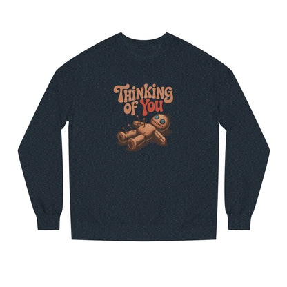 The Voodoo That You Do, So Well — Retro Voodoo Doll Sweatshirt (Dark)