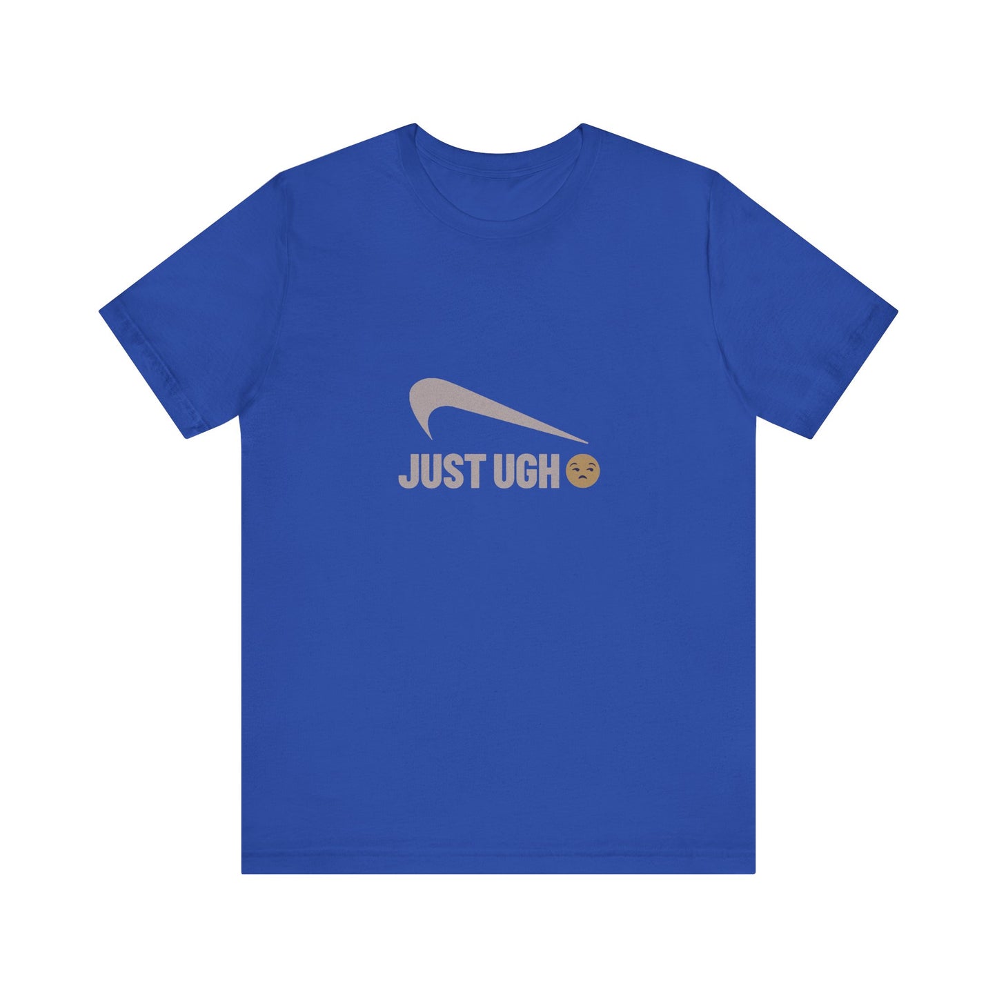Just Ugh 😒 Athletic Parody — Retro Workout Tee (Dark)