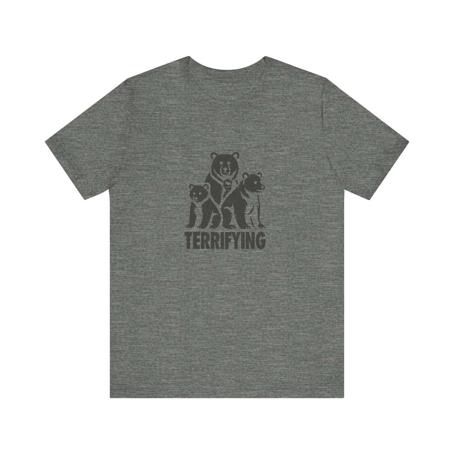 Bears Are Terrifying — Retro Silhouette Tee (Light)