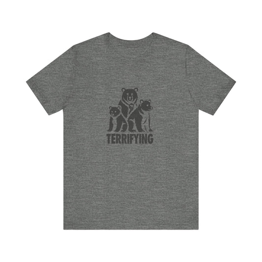 Bears Are Terrifying — Retro Silhouette Tee (Light)