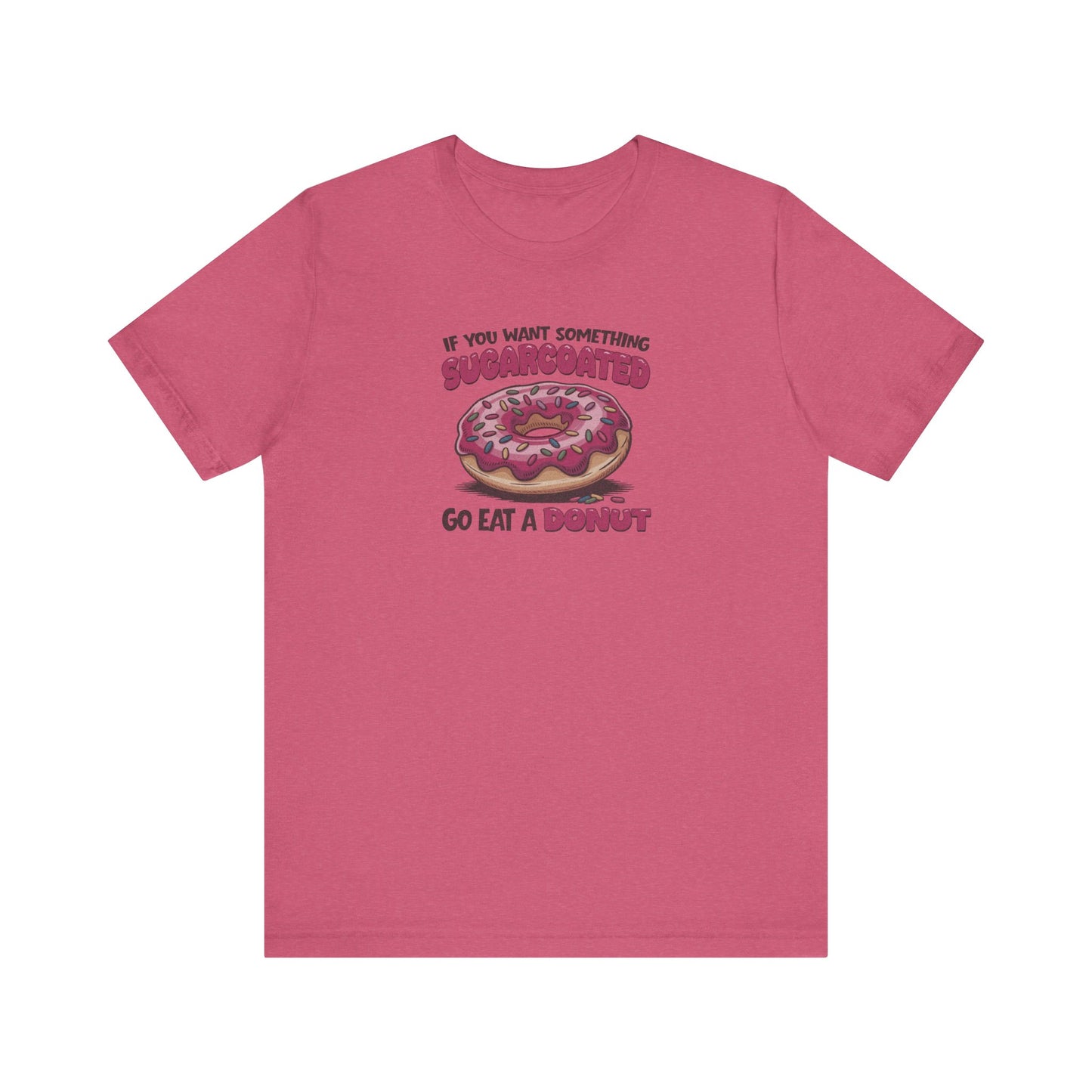 Sugarcoated (Go Eat a Donut) — Retro Graphic Tee (Light)