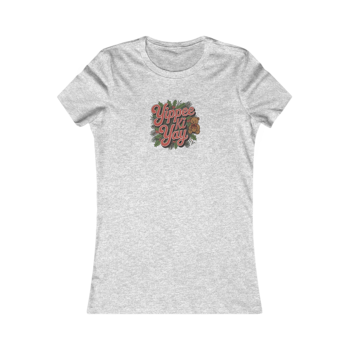 Yippee Ki Yay — Die Hard Retro Christmas Women's Tee (Light)