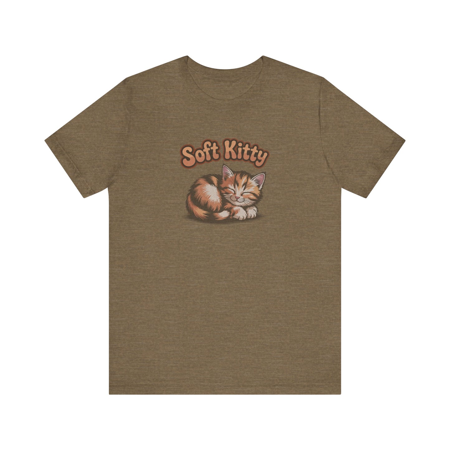 Soft Kitty Sick-Day Lullaby — Big Bang Theory Retro Tee (Light)