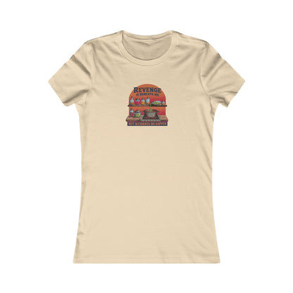 Revenge is Beneath Me (But Accidents Happen) — Retro Women's Tee (Light)