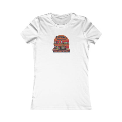 Revenge is Beneath Me (But Accidents Happen) — Retro Women's Tee (Light)