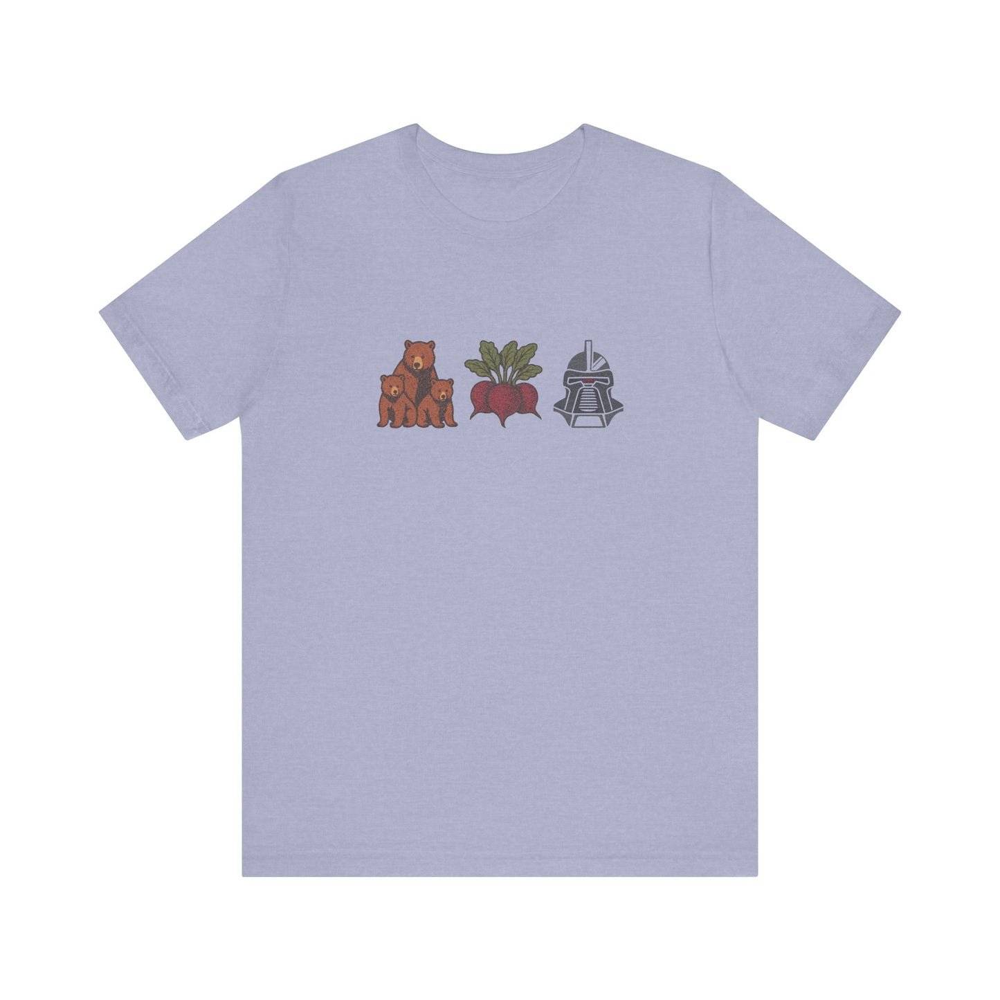 Bears, Beets, Battlestar (Icons) — Retro Tee (Light)