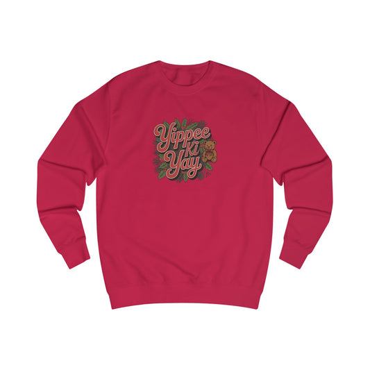 Yippee Ki Yay — Die Hard Retro Christmas Sweatshirt (Light)
