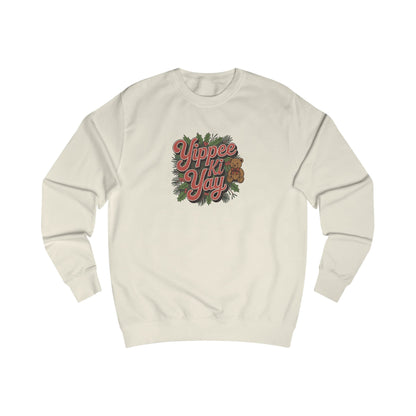 Yippee Ki Yay — Die Hard Retro Christmas Sweatshirt (Light)