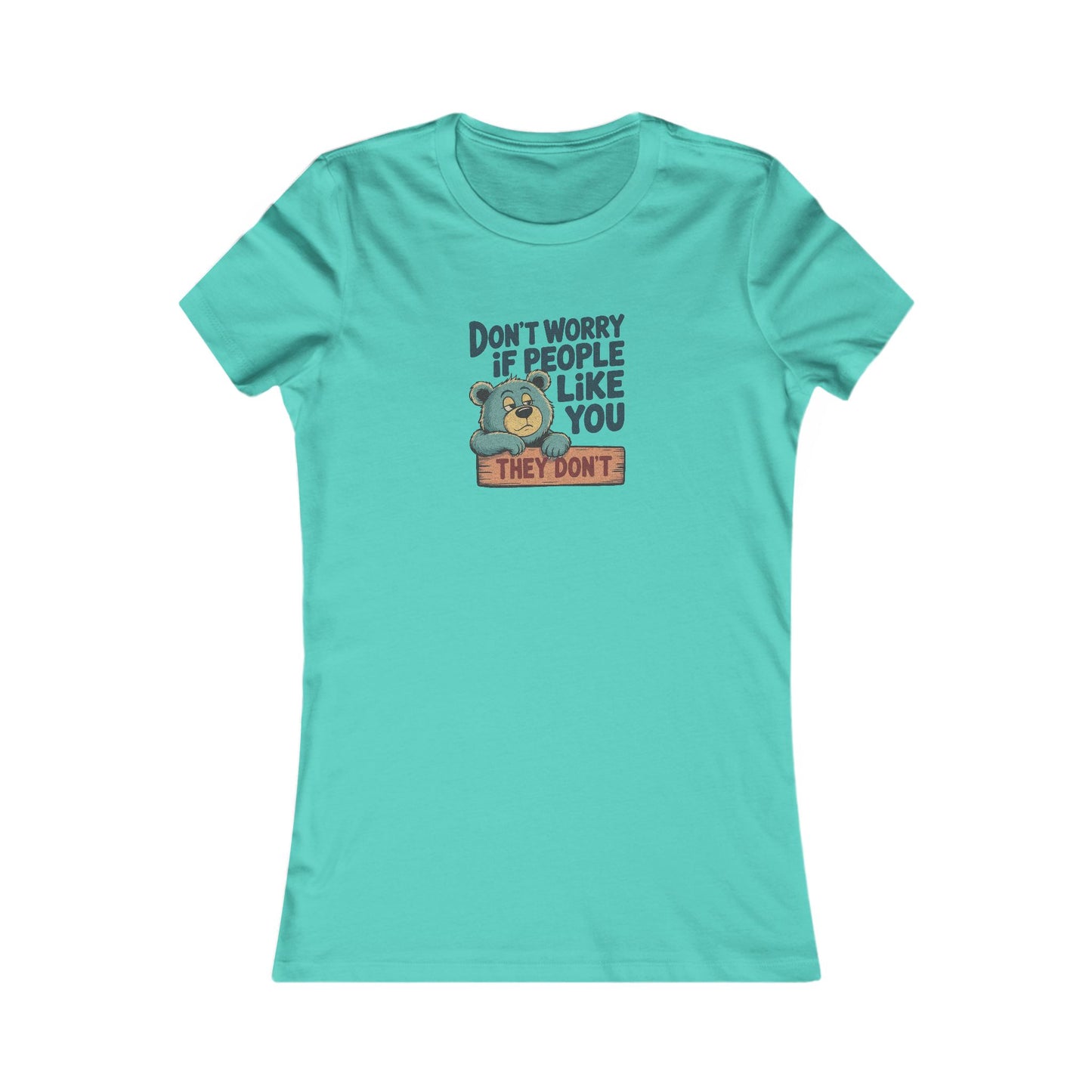 Don't Worry If People Like You (They Don't) — Retro Women's Tee (Light)