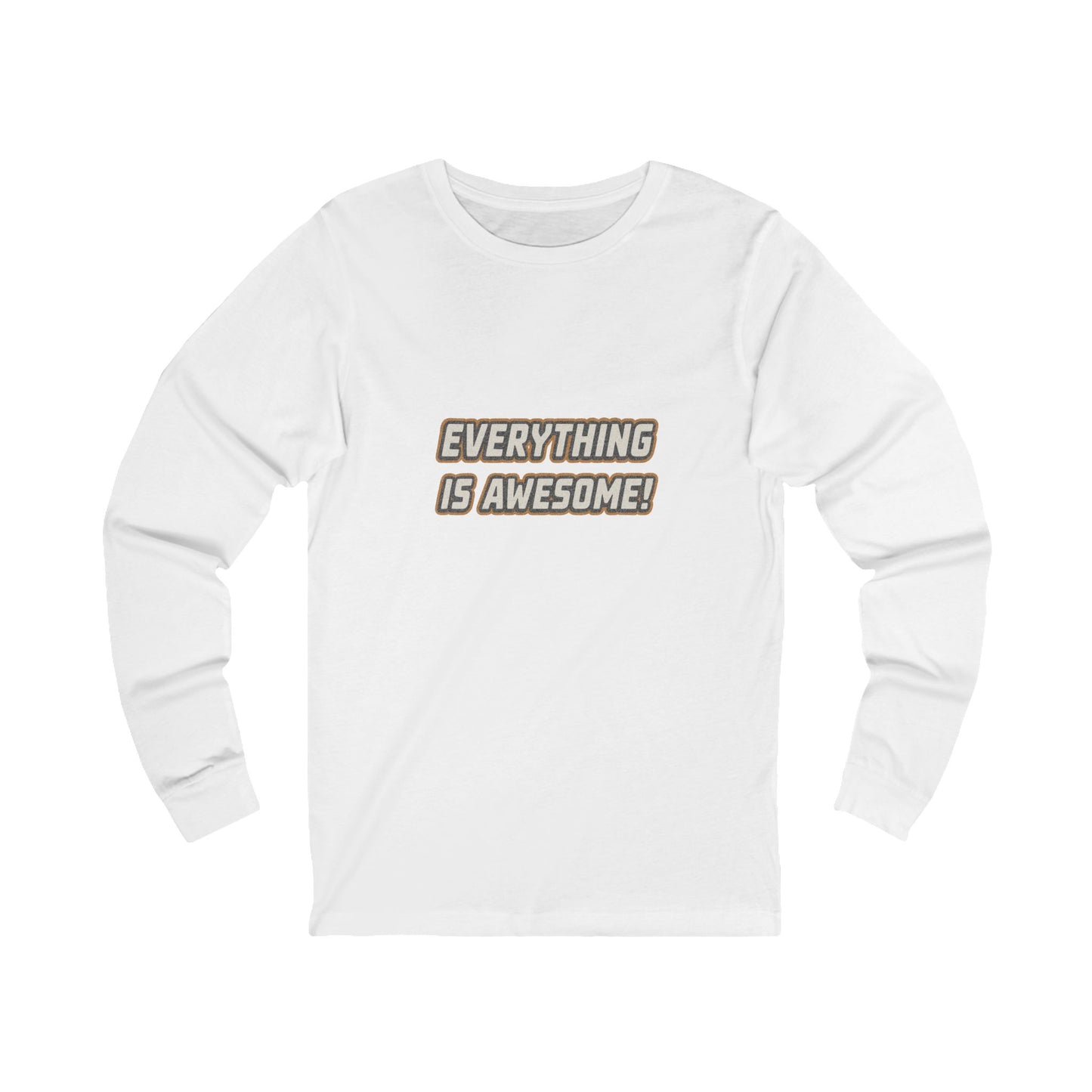 Everything is Awesome! — The LEGO Movie-Inspired Retro Long Sleeve (Light)